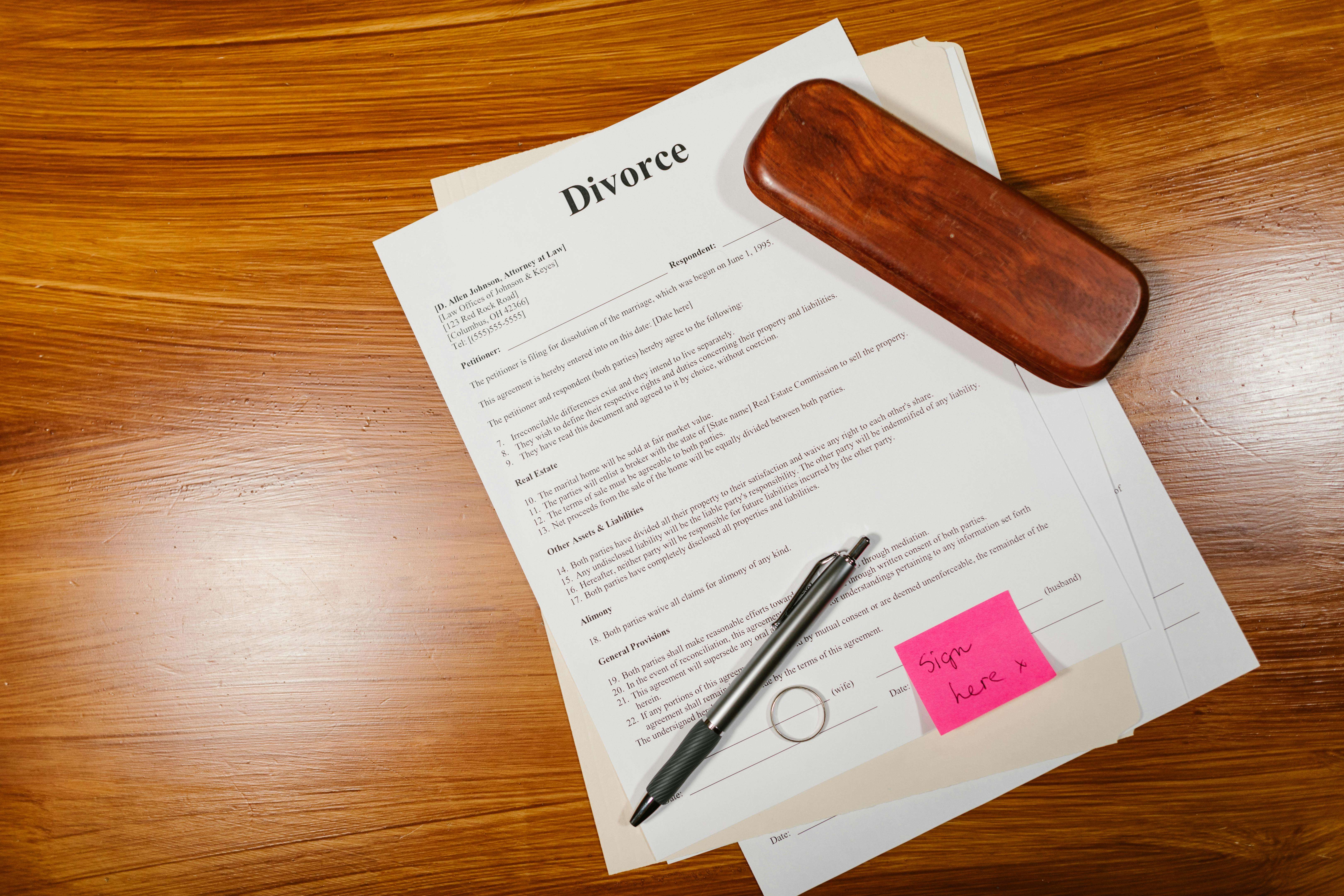 Cost of divorce after 10 years separation UK